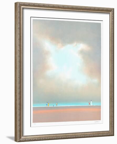 Après-midi sur la plage-Pierre Doutreleau-Framed Collectable Print