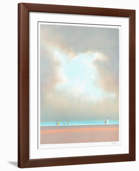 Après-midi sur la plage-Pierre Doutreleau-Framed Collectable Print