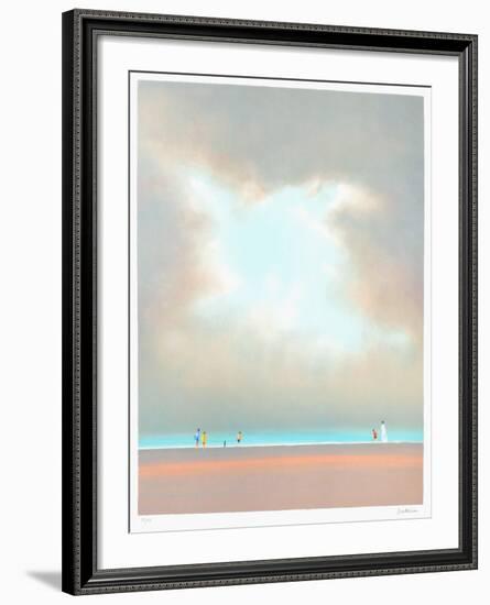 Après-midi sur la plage-Pierre Doutreleau-Framed Collectable Print