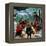 "Apres Ski Bonfire", February 23, 1952-John Clymer-Framed Premier Image Canvas