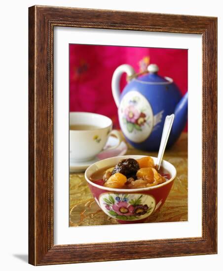 Apricot and Plum Compote-Danya Weiner-Framed Photographic Print