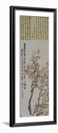 Apricot Blossoms-Wu Changshuo-Framed Giclee Print