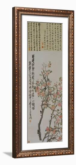 Apricot Blossoms-Wu Changshuo-Framed Giclee Print