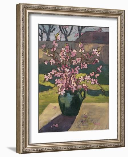 Apricot Flower, 2013-Marta Martonfi-Benke-Framed Giclee Print