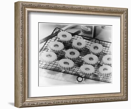 Apricot Jam Biscuits-null-Framed Photographic Print