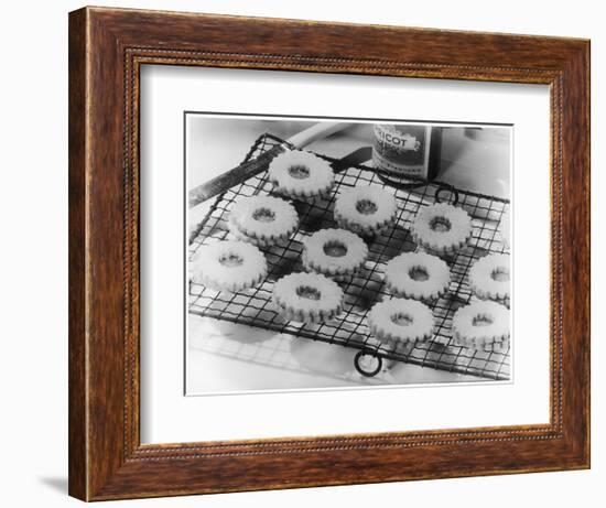 Apricot Jam Biscuits-null-Framed Photographic Print