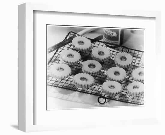 Apricot Jam Biscuits-null-Framed Photographic Print