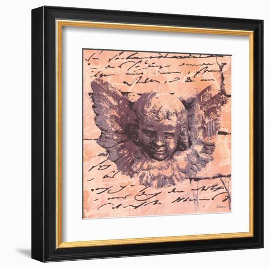 Apricot Letter of an Angel-Anna Flores-Framed Art Print