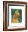 Apricot Poodle-John W^ Golden-Framed Art Print