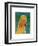 Apricot Poodle-John W^ Golden-Framed Art Print