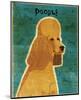 Apricot Poodle-John W^ Golden-Mounted Giclee Print