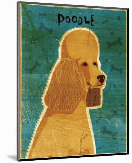 Apricot Poodle-John W^ Golden-Mounted Giclee Print