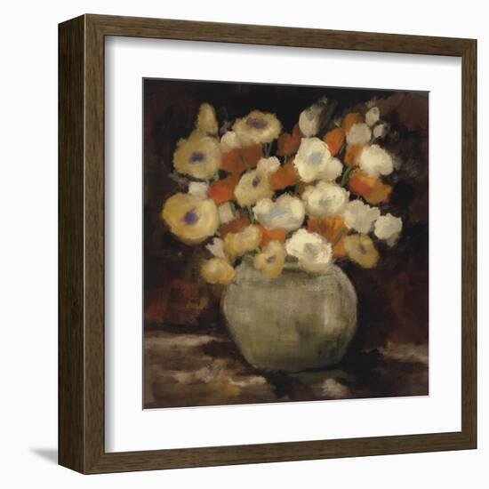 Apricot Poppies-Onan Balin-Framed Art Print