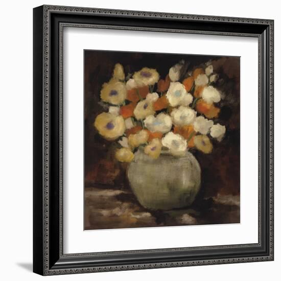 Apricot Poppies-Onan Balin-Framed Art Print