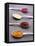Apricot, Raspberry and Strawberry Jam and Lemon Curd-Maja Smend-Framed Premier Image Canvas