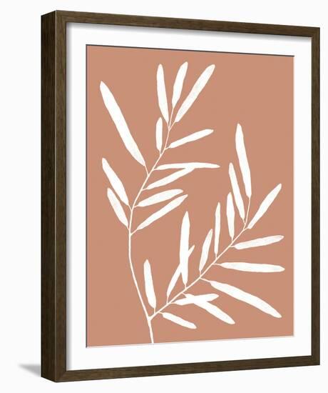 Apricot Silhouette - Bud-Kristine Hegre-Framed Giclee Print