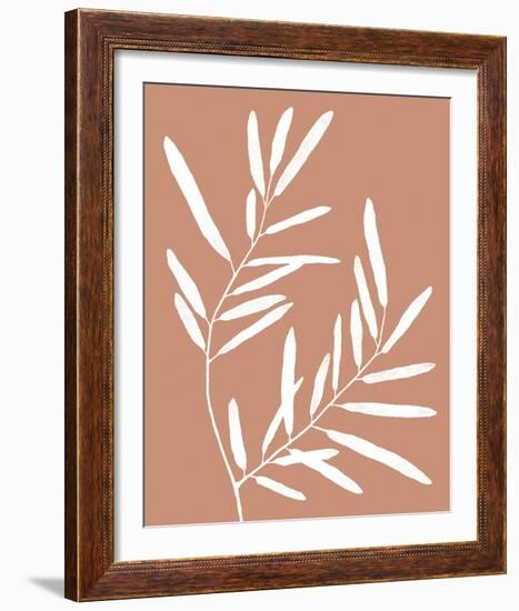 Apricot Silhouette - Bud-Kristine Hegre-Framed Giclee Print