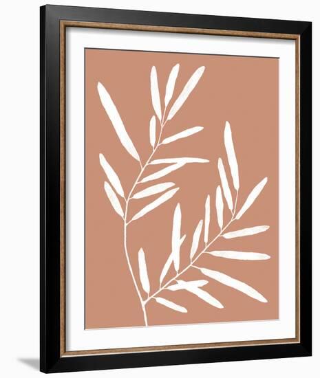 Apricot Silhouette - Bud-Kristine Hegre-Framed Giclee Print