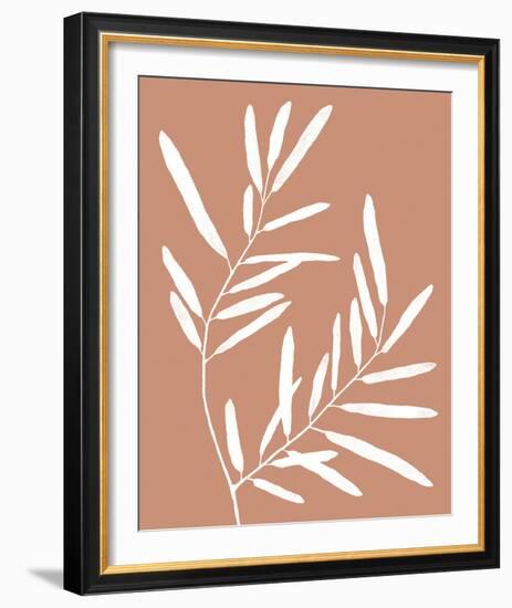 Apricot Silhouette - Bud-Kristine Hegre-Framed Giclee Print