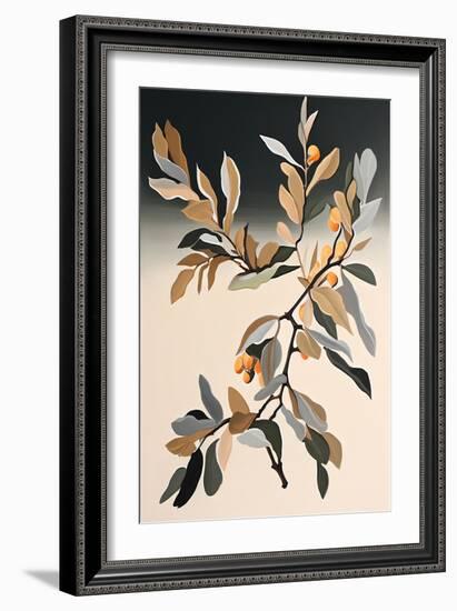 Apricot Tree Branch II-Lea Faucher-Framed Art Print