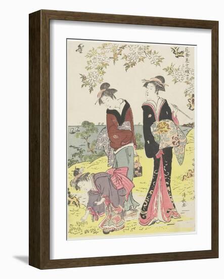 April, 1783-Torii Kiyonaga-Framed Giclee Print