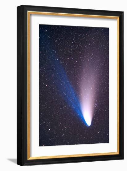 April 7, 1997 - Come Hale-Bopp-null-Framed Photographic Print