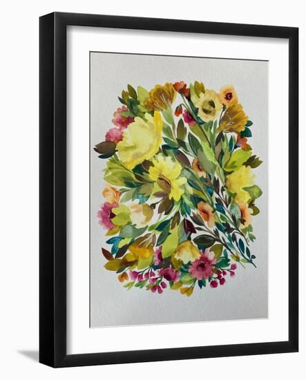 April Bouquet-Kim Parker-Framed Giclee Print