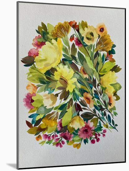 April Bouquet-Kim Parker-Mounted Giclee Print