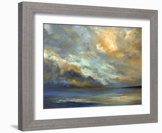 April Coastal Clouds-Sheila Finch-Framed Art Print