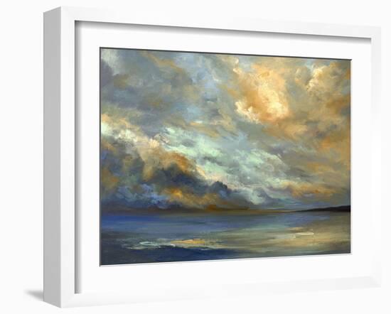 April Coastal Clouds-Sheila Finch-Framed Art Print