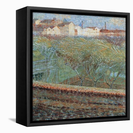 April Evening, 1908-Umberto Boccioni-Framed Premier Image Canvas