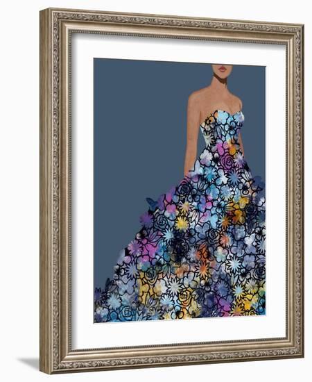 April Flowers II-Clayton Rabo-Framed Giclee Print