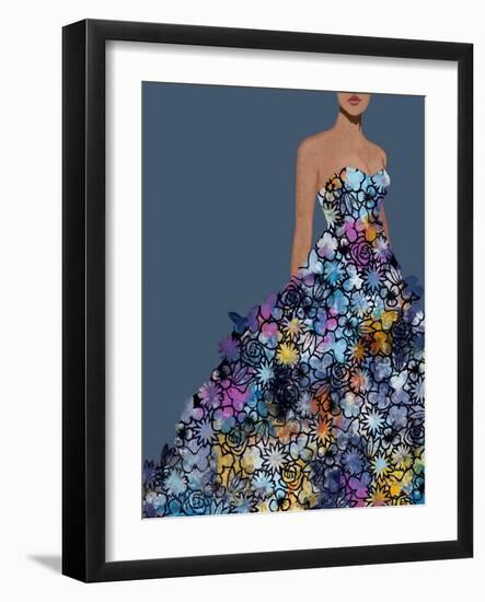 April Flowers II-Clayton Rabo-Framed Giclee Print