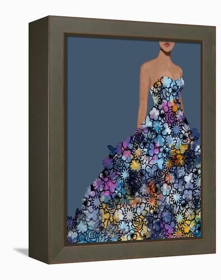 April Flowers II-Clayton Rabo-Framed Premier Image Canvas