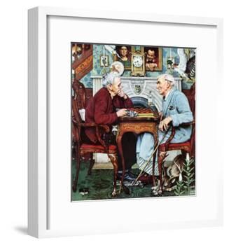 "April Fool, 1943", April 3,1943-Norman Rockwell-Framed Giclee Print