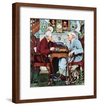 "April Fool, 1943", April 3,1943-Norman Rockwell-Framed Giclee Print