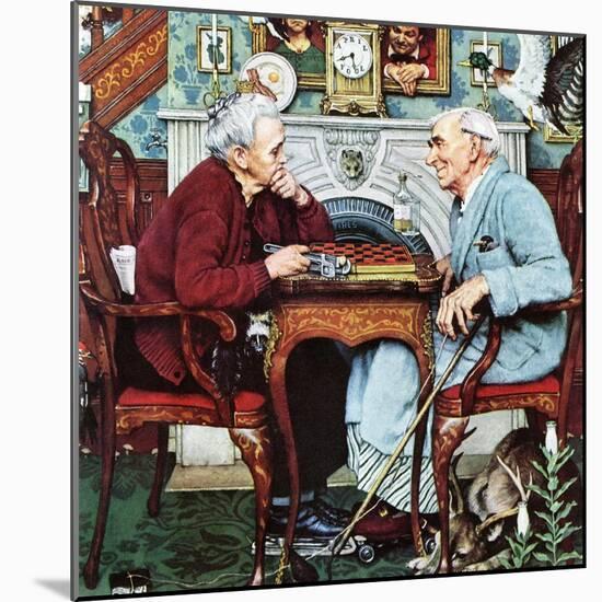 "April Fool, 1943", April 3,1943-Norman Rockwell-Mounted Giclee Print