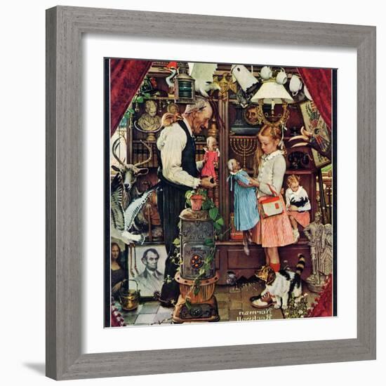 "April Fool, 1948", April 3,1948-Norman Rockwell-Framed Giclee Print