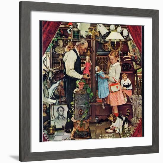 "April Fool, 1948", April 3,1948-Norman Rockwell-Framed Giclee Print