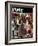 "April Fool, 1948" Saturday Evening Post Cover, April 3,1948-Norman Rockwell-Framed Giclee Print