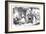 April - Fooling, C1839-George Cruikshank-Framed Giclee Print