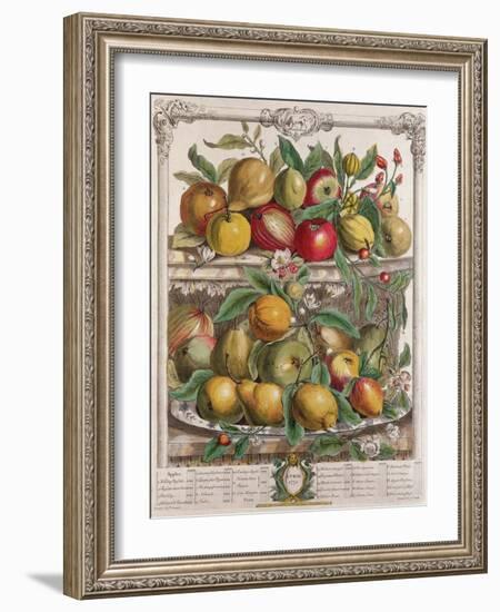 April, from 'Twelve Months of Fruits', by Robert Furber-Pieter Casteels-Framed Giclee Print