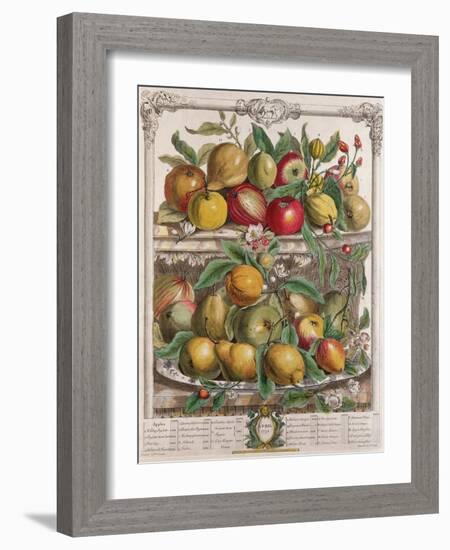 April, from 'Twelve Months of Fruits', by Robert Furber-Pieter Casteels-Framed Giclee Print