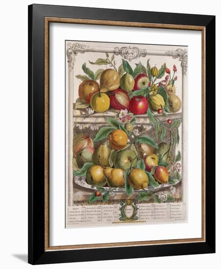 April, from 'Twelve Months of Fruits', by Robert Furber-Pieter Casteels-Framed Giclee Print