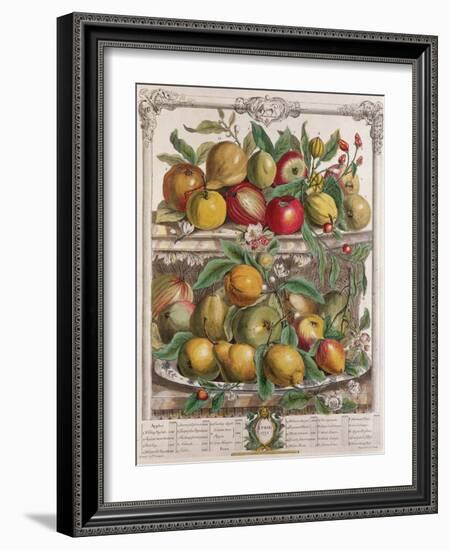 April, from 'Twelve Months of Fruits', by Robert Furber-Pieter Casteels-Framed Giclee Print