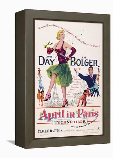 April in Paris, Doris Day, Ray Bolger, 1953-null-Framed Stretched Canvas