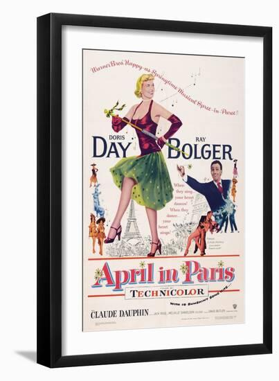 April in Paris, Doris Day, Ray Bolger, 1953-null-Framed Art Print