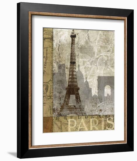 April In Paris-Keith Mallett-Framed Art Print