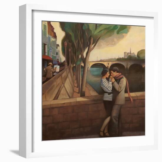 April in Paris-Gary Kelley-Framed Art Print