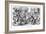 April - Low Sunday, 19th Century-George Cruikshank-Framed Giclee Print